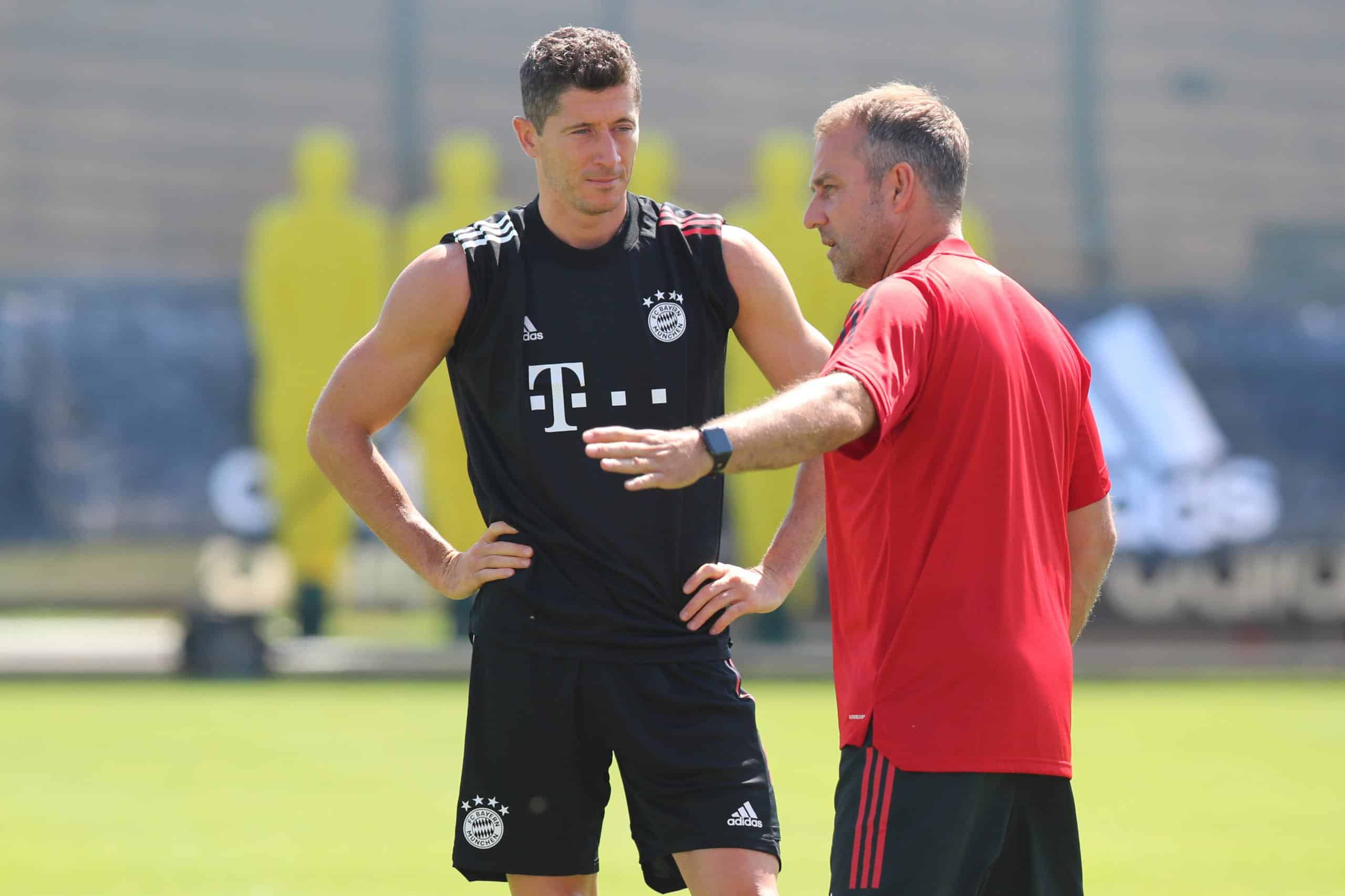 Hansi Flick und Robert Lewandowski