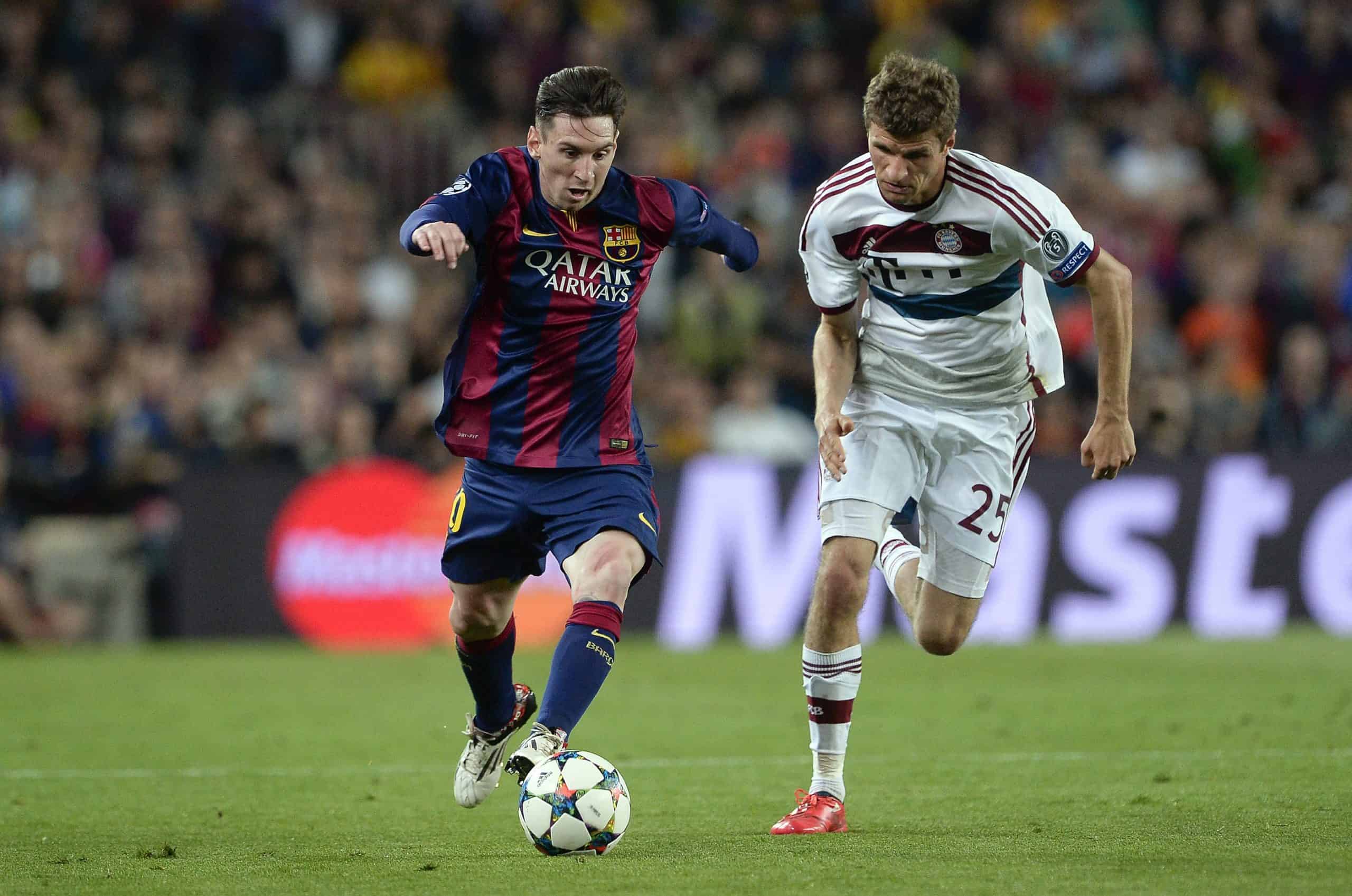 Lionel Messi und Thomas Müller