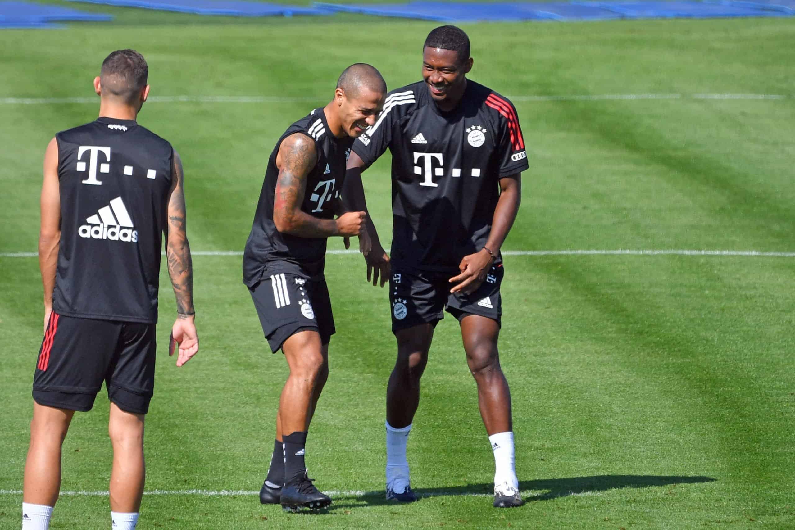 Thiago und David Alaba