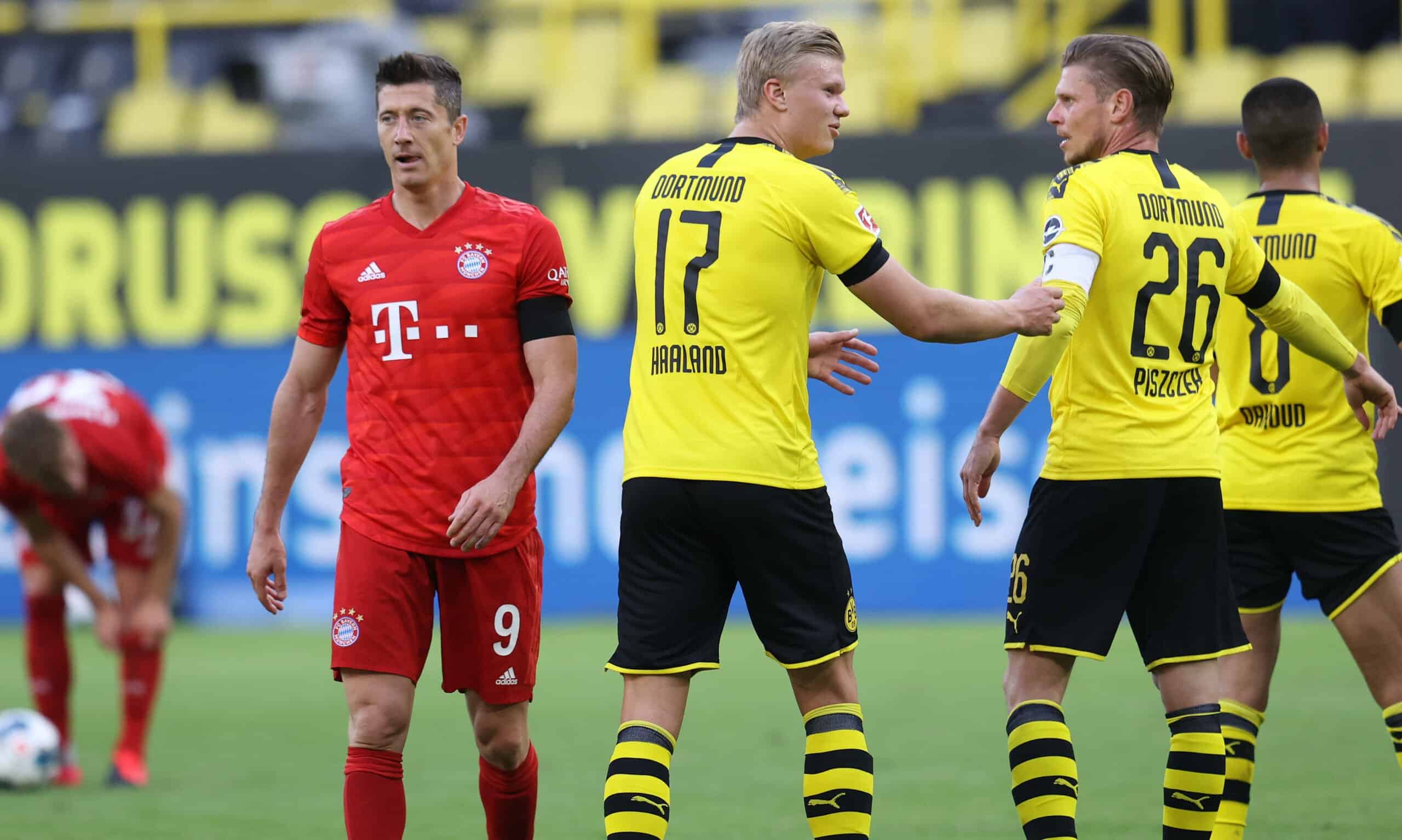 Robert Lewandowski und Erling Haaland