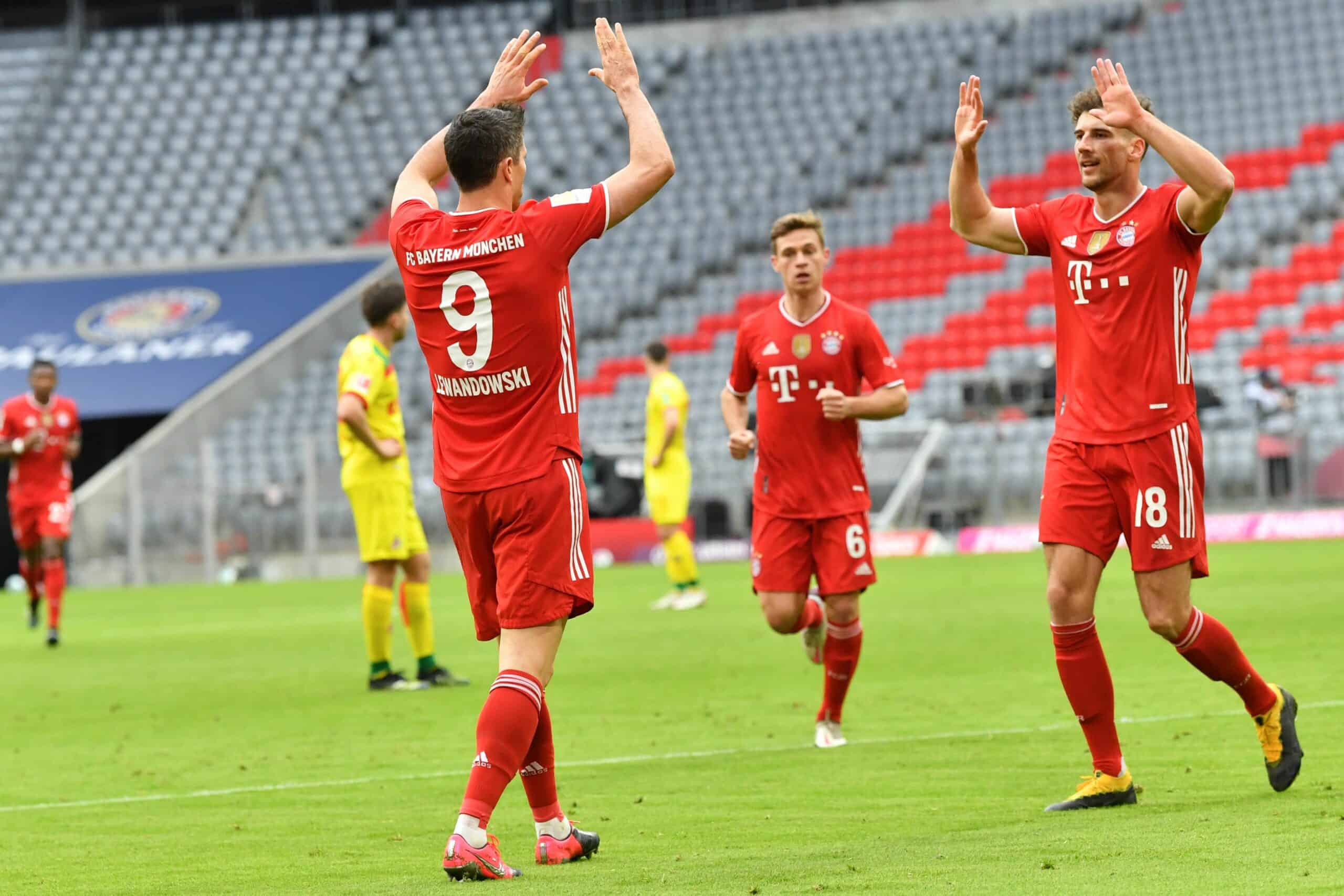 Robert Lewandowski und Leon Goretzka