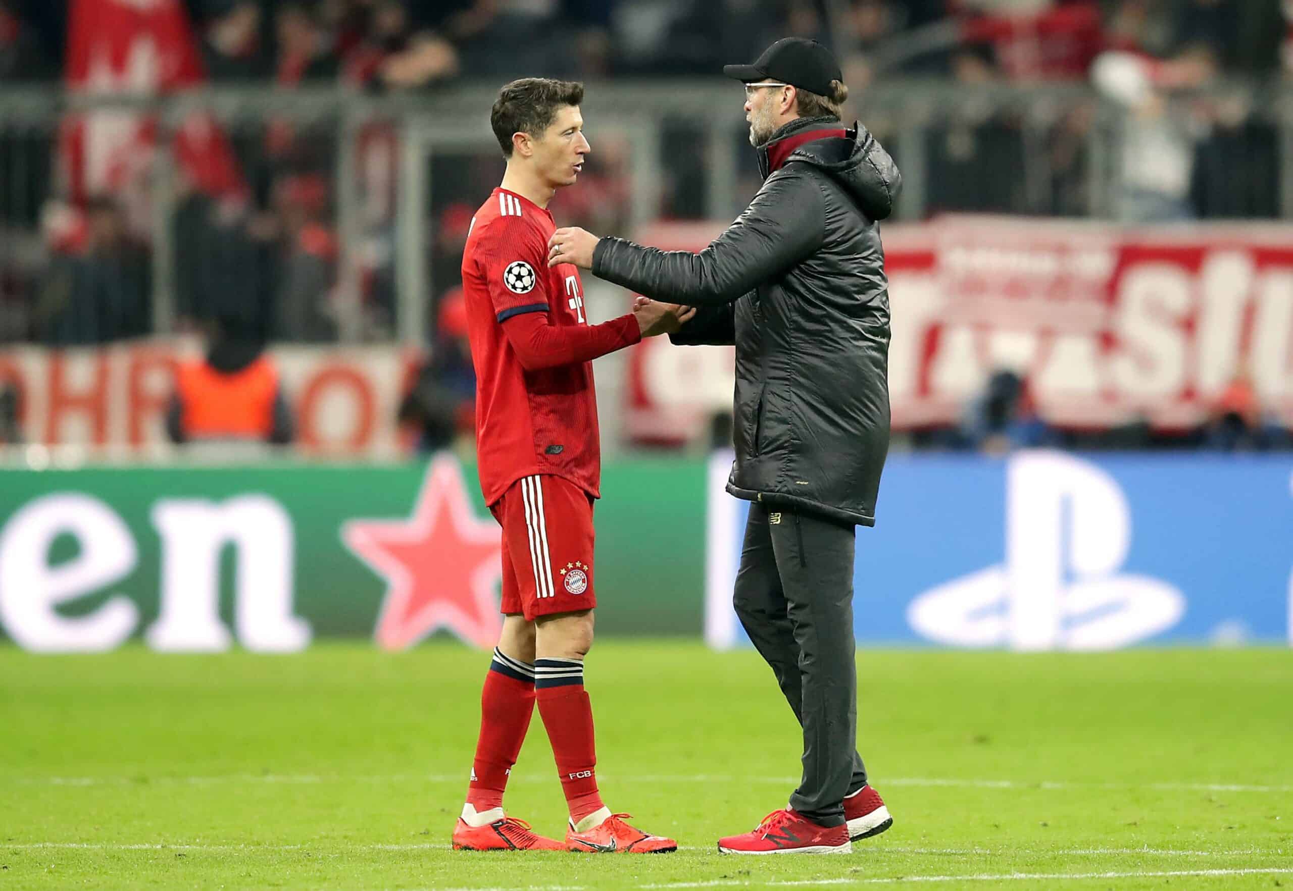 Jürgen Klopp und Robert Lewandowski