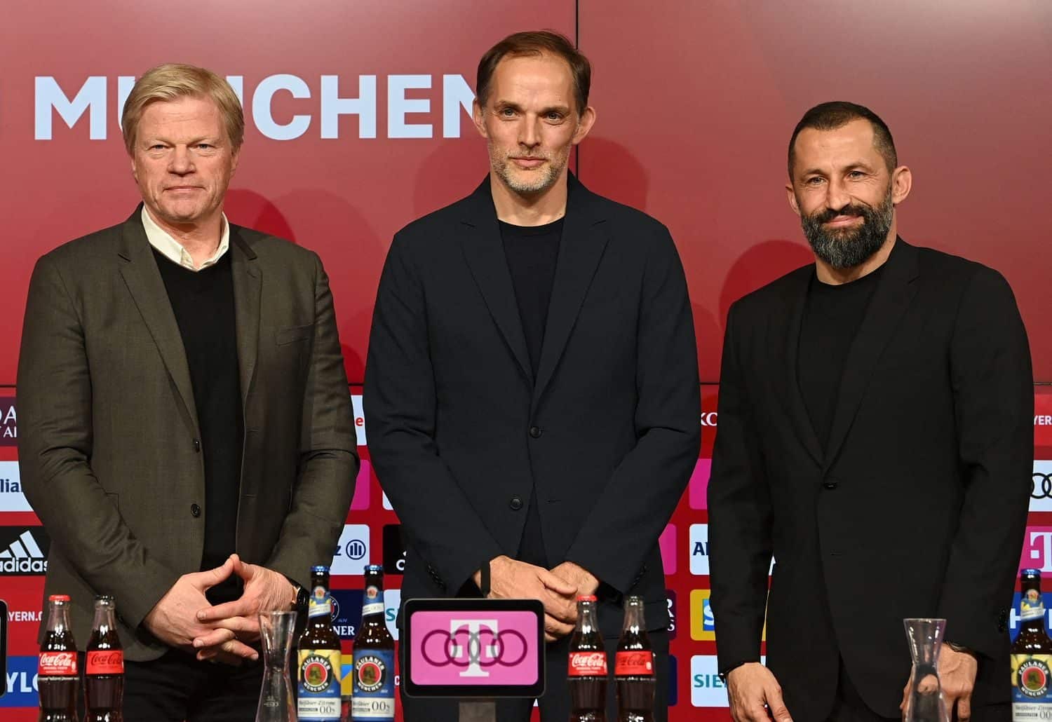 Thomas Tuchel, Oliver Kahn und Hasan Salihamidzic