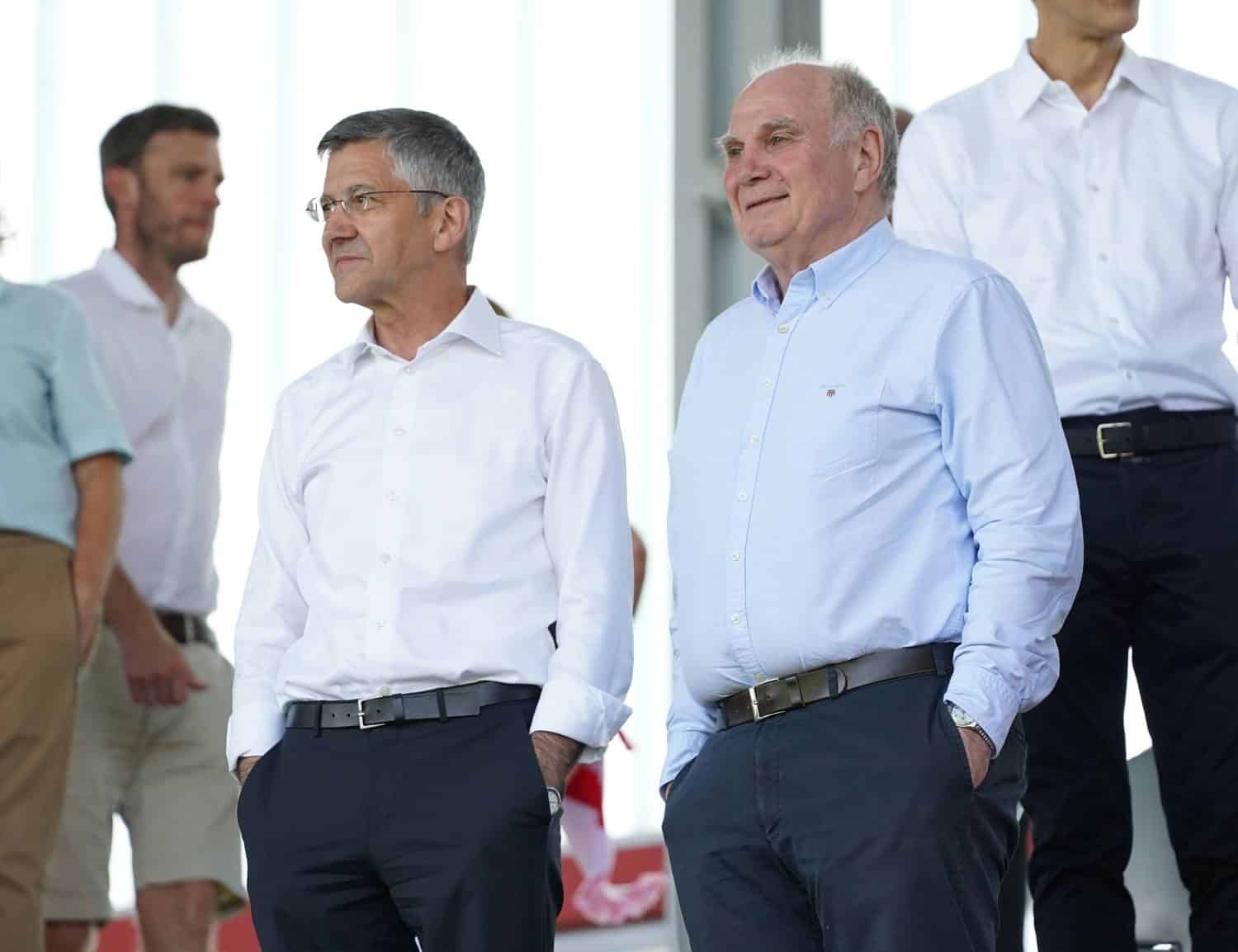 Herbert Hainer und Uli Hoeneß