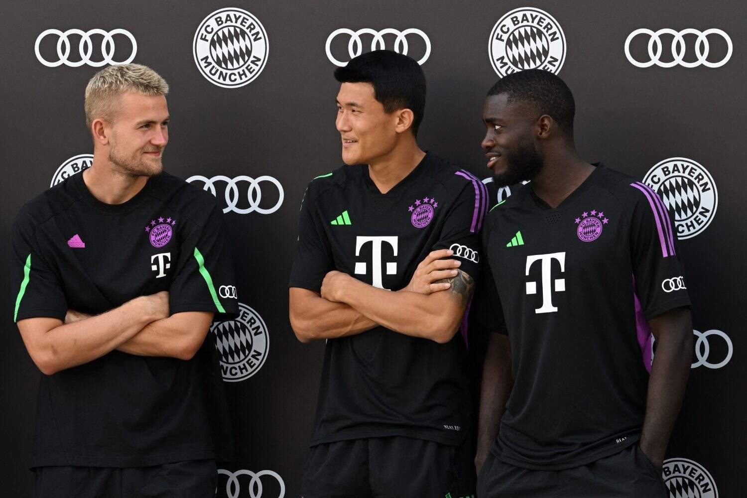 Matthijs de Ligt, Minaje Kim und Dayot Upamecano