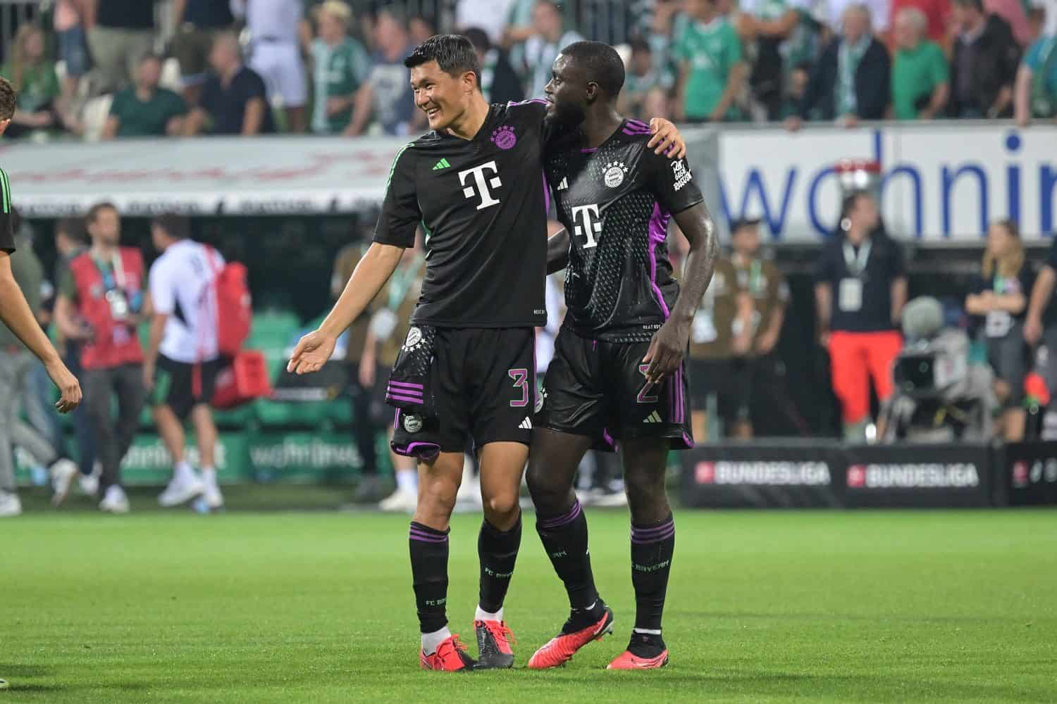 Minjae Kim und Dayot Upamecano
