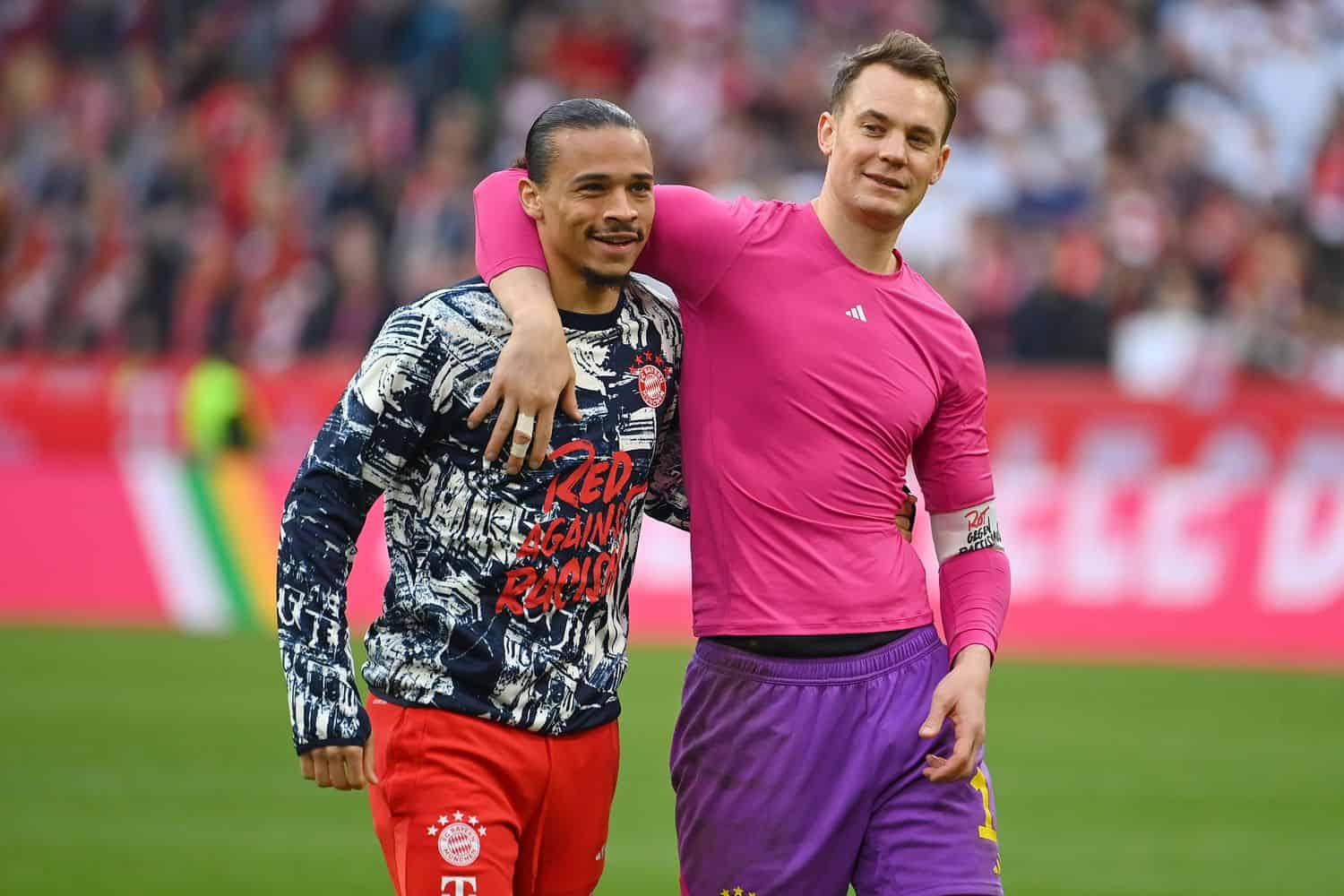 Leroy Sane und Manuel Neuer