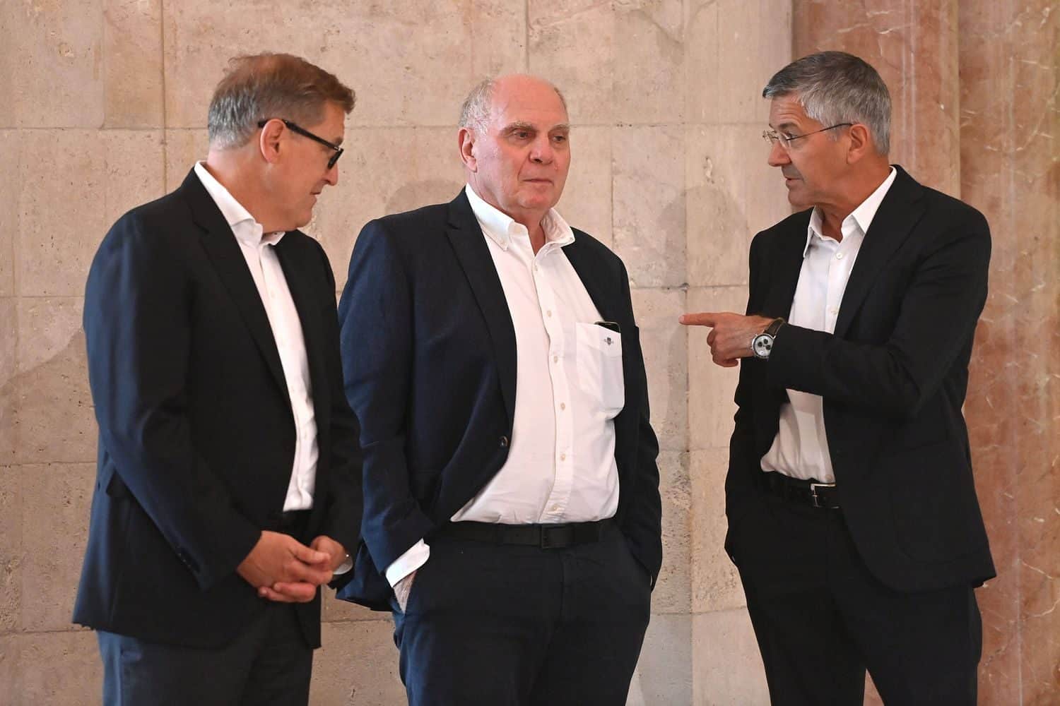 Uli Hoeneß, Jan-Christian Dreesen, Herbert Hainer