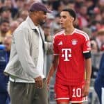 Vincent Kompany und Jamal Musiala